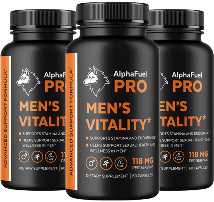 AlphaFuel Pro supplement bottle